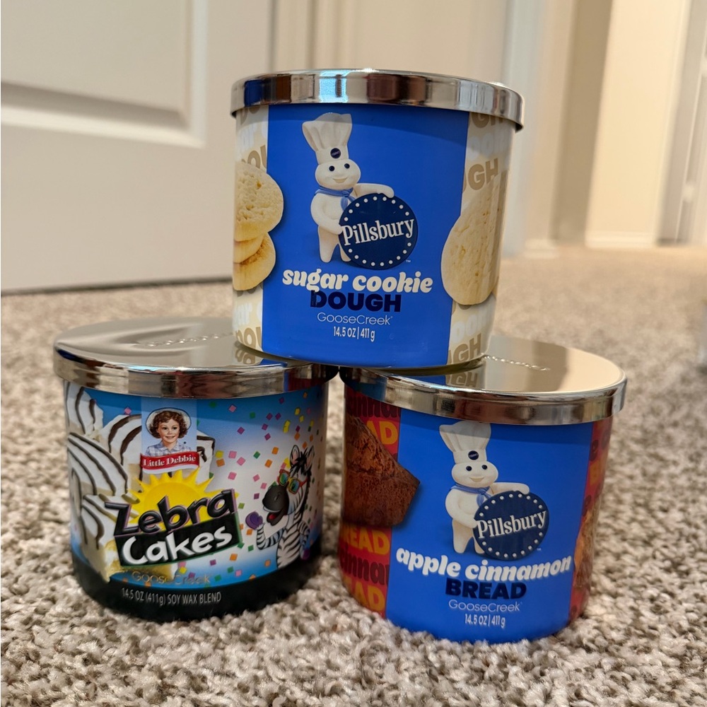 Goose creek little Debbie candles pillsbury candles